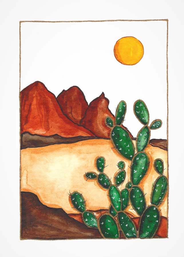 Desert cacti 