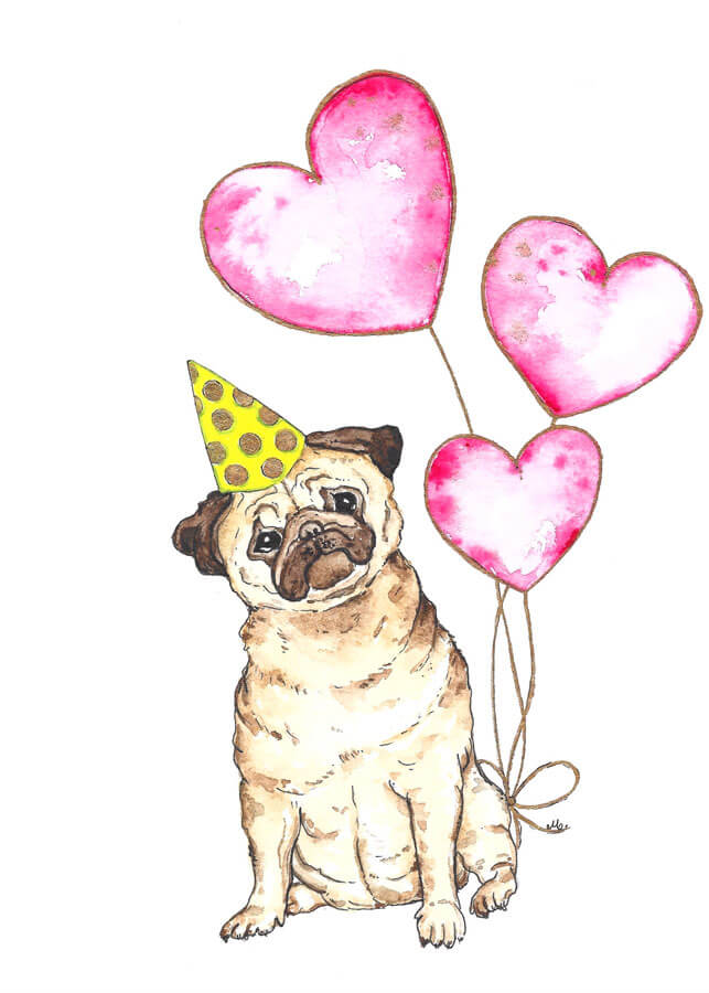 Pug puppy 